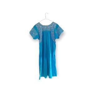 Vintage Hungarian embroidered prairie dress